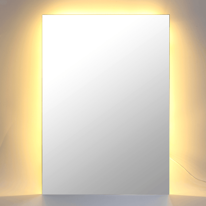 50X70Cm Illuminated Bathroom LED Mirrors Wall Mounted Safe Touch Switch