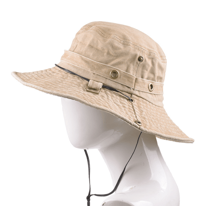 Unisex Foldable Cotton Washed Bucket Hat