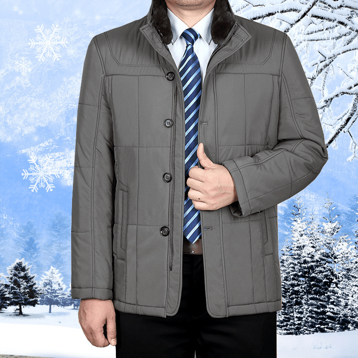 Fashionable Men'S Simple Thin Cotton Jacket