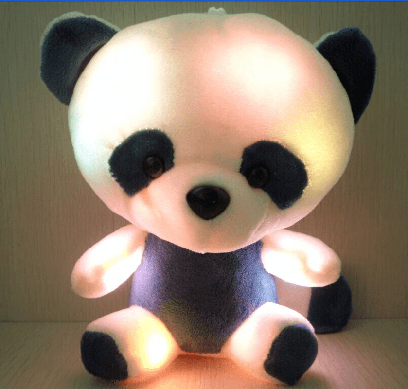 Glowing Bear Toy Cute Colorful Teddy Panda