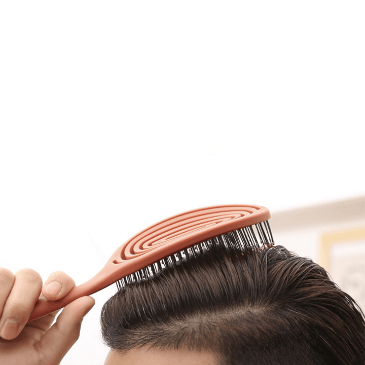 XINZHI Soothing Pressure Elastic Comb Relaxing Elastic Massage Comb Portable Hair Brush