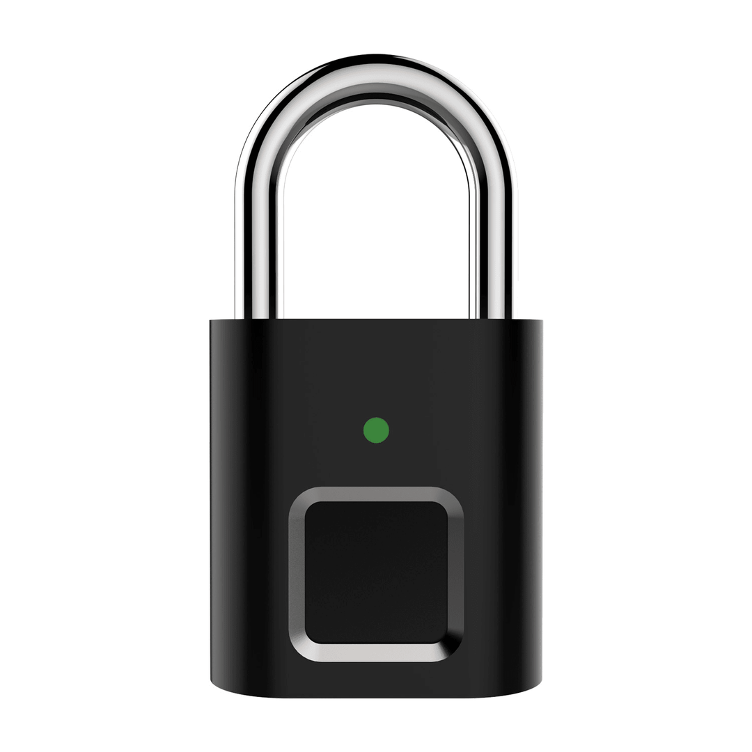 Anytek Smart Fingerprint Lock Security Keyless Padlock for Door Box Bag USB Charging