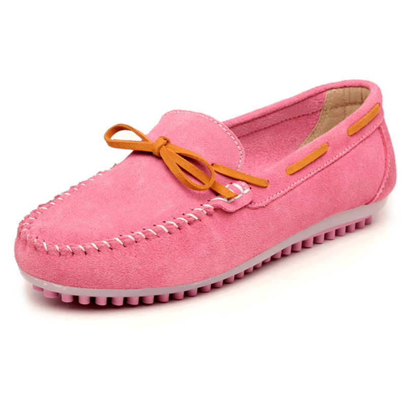 Women Casual Flat Shoes Lace up round Toe Flats Soft Sole Flat Loafers