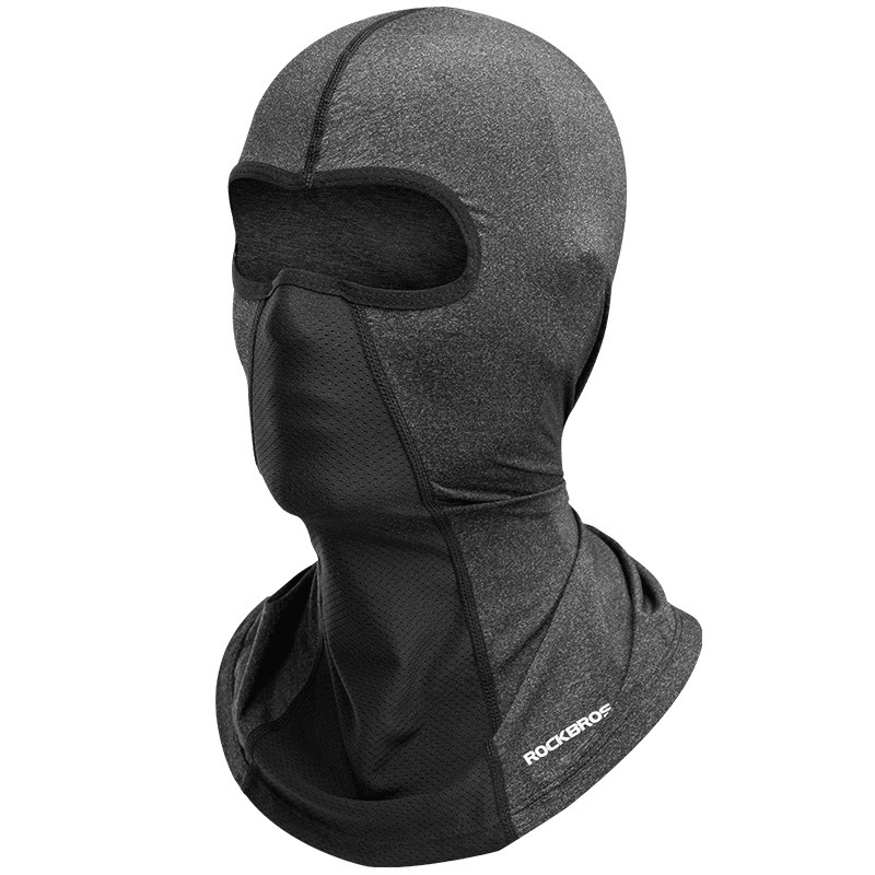 ROCKBROS Ice Silk UV Protection Windproof Scarf Riding Headgear Motorcycle Full Face Mask Skin-Friendly Quick-Drying Fabric