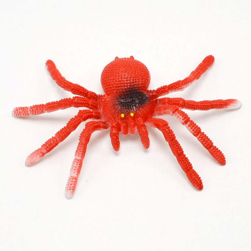 Color Soft Rubber Spider TPR Big Insect Model