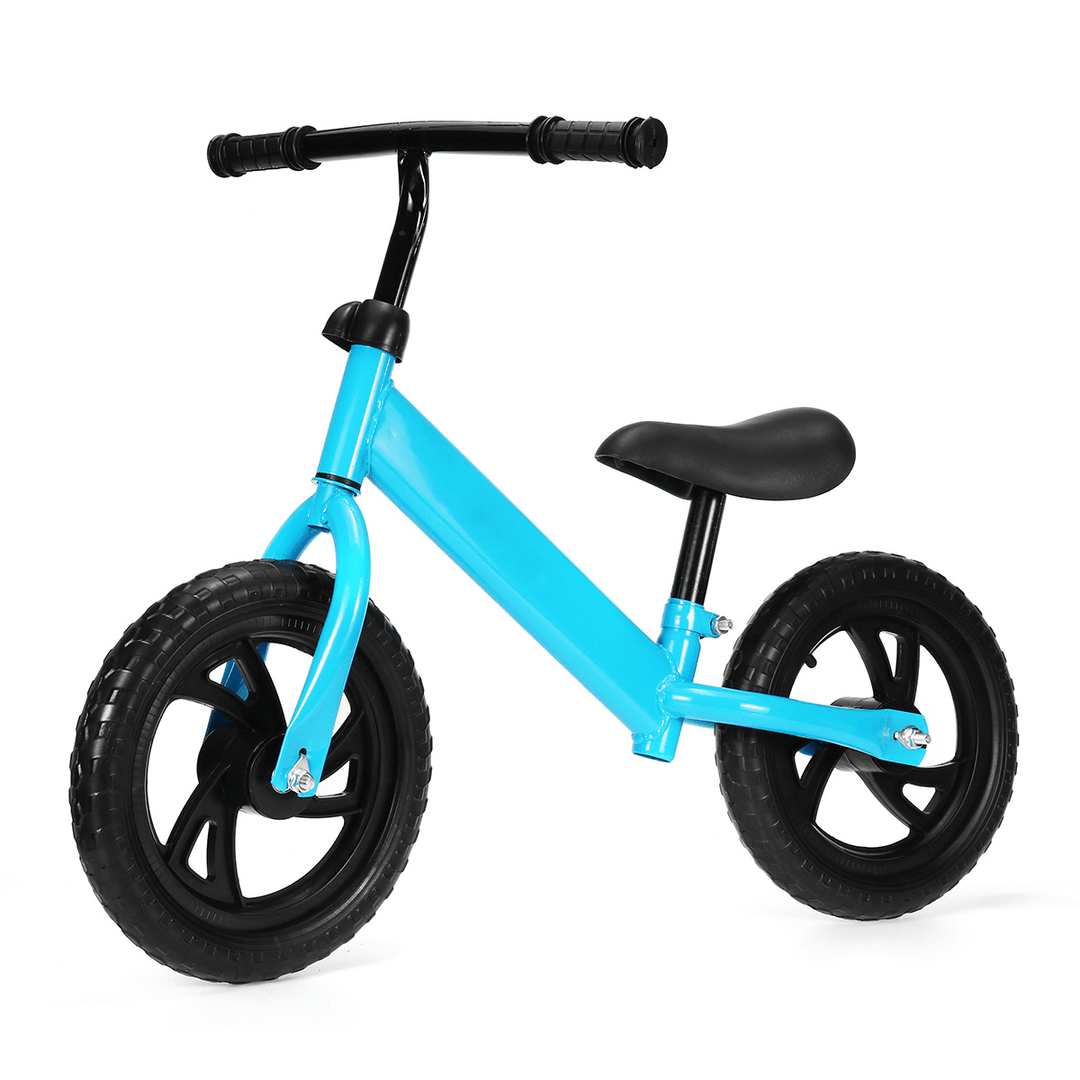 12Inch Kids Toddler No Pedal Balance Bike Adjustable Seat Walking Training Bicycle Kids Christmas Gift - MRSLM