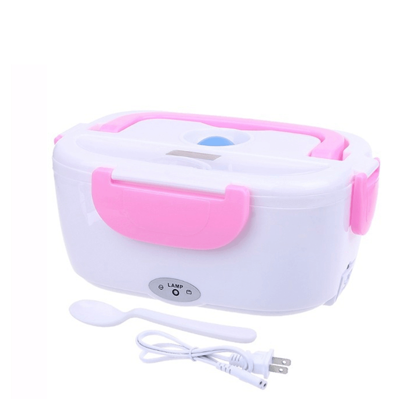 1.5L Electric Lunch Box Car Plug-In Heating Insulated Food Warmer Container Outdoor Travel - MRSLM