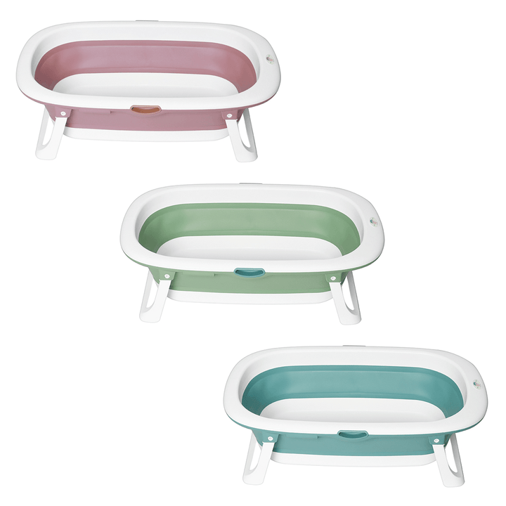 Foldable Baby Bathtub Infant Newborn Bath Tub for 0~6-Year-Old Children