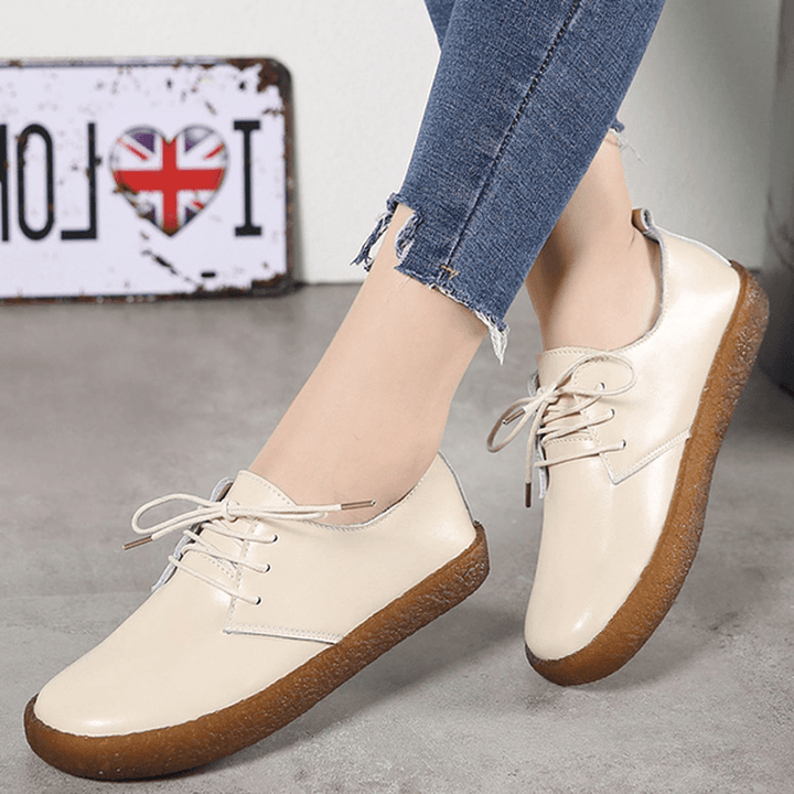 Soft Casual Flat Loafers in Leather