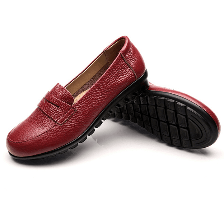 New Women Soft Casual Comfortable Flats Loafers Slip-On Fashion round Toe Flats Shoes