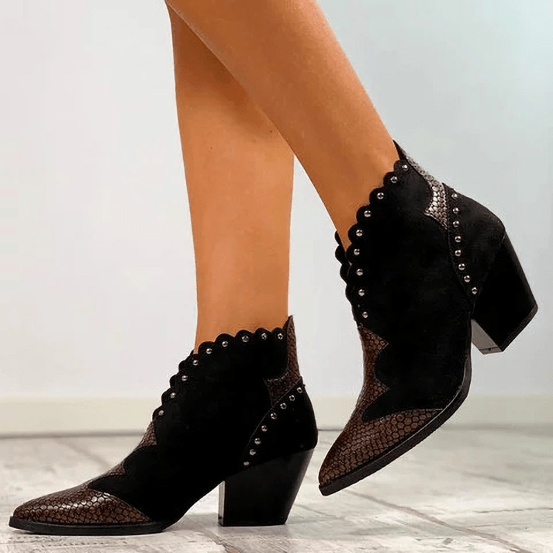 Women plus Size Suede Laciness Breathable Ankle Boots