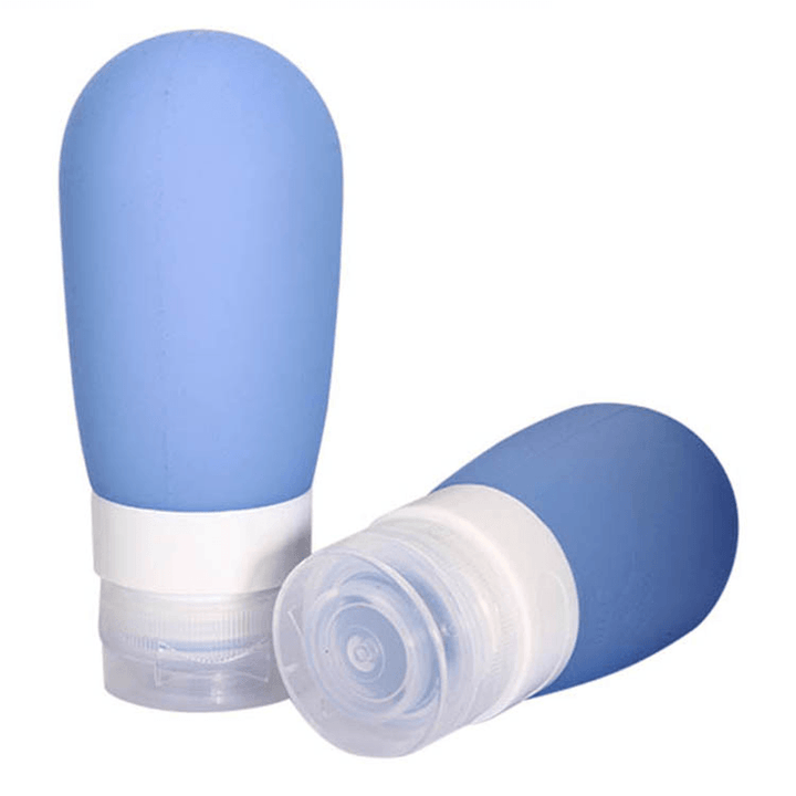 Honana BX-232 60 and 80Ml Bathroom Portable Travel Silica Gel Box Shampoo Bottles Lotion Container