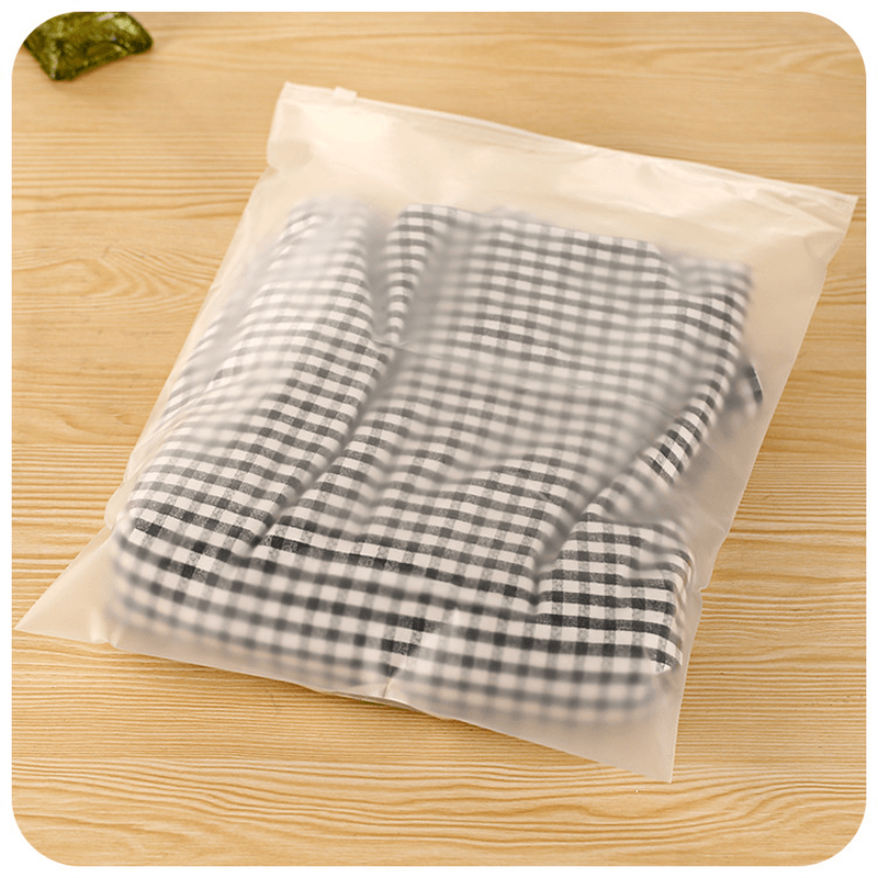 Thicker Transparent Waterproof Clothes Storage Bag Travel Wash Protect Cosmetics Plastic Storage Bag