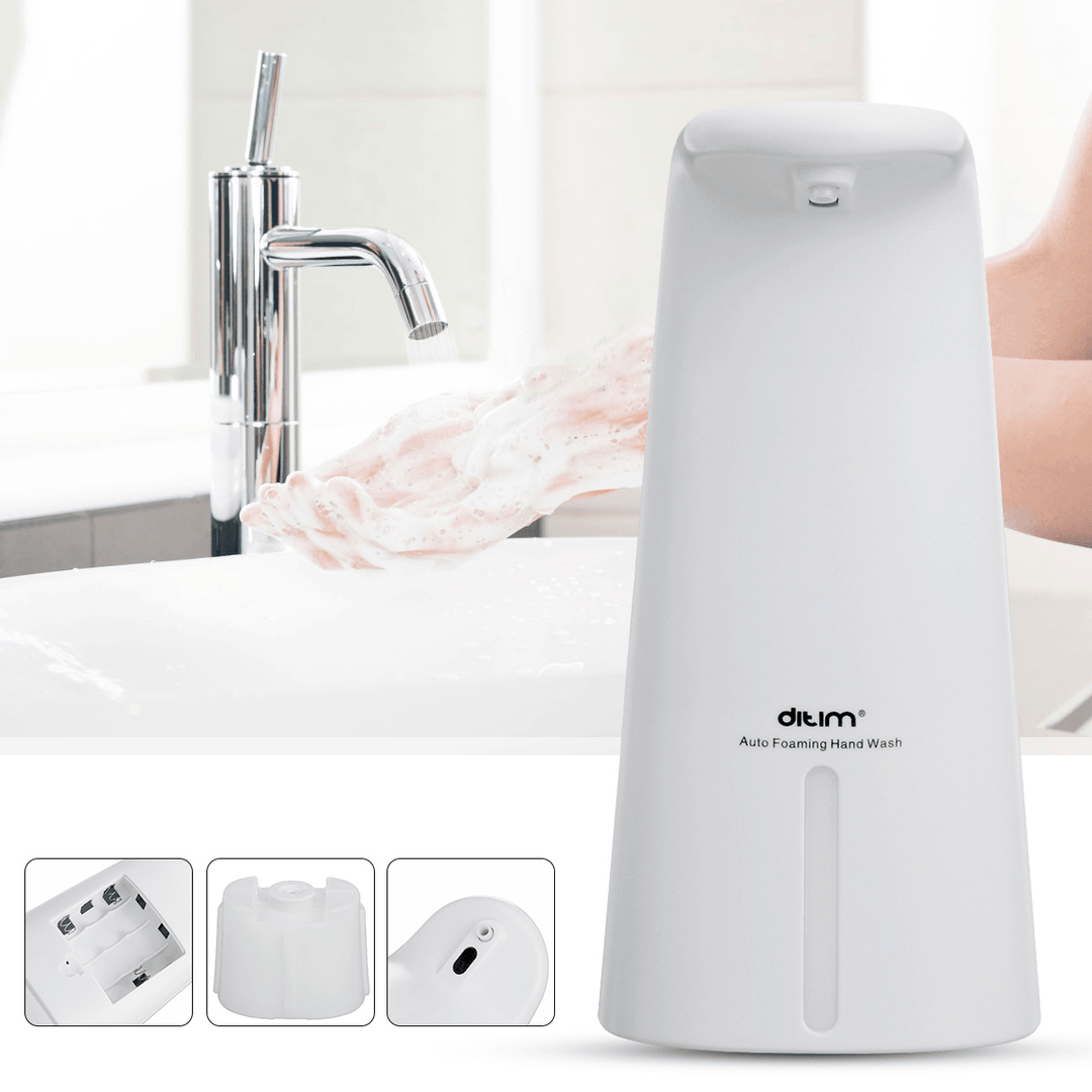 250Ml Automatic Soap Dispenser IR Infrared Sensor Foam Liquid Dispenser Waterproof Hand Washer