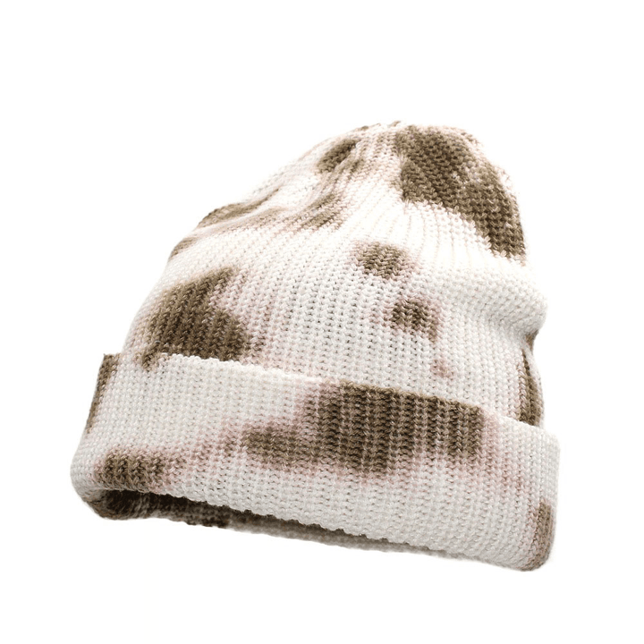 Gradient Color Knitted Hat Lovers Keep Warm and Cold