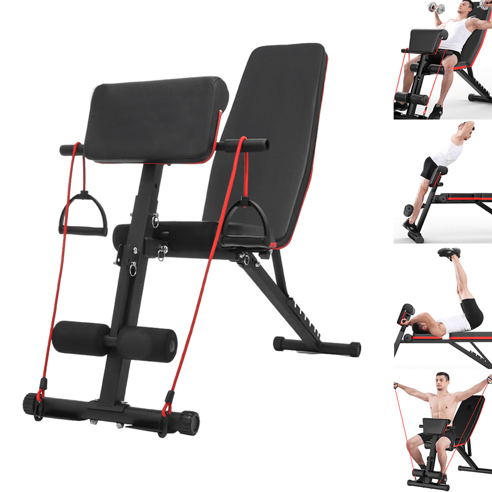 5-In-1 Adjustable Bench Dumbbell Stool Abdominal Training Exercise Bench Fitness Home