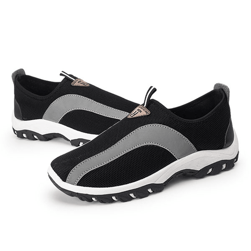 Men Breathable Mesh Hiking Climbing Outdoor Athletic Shoes