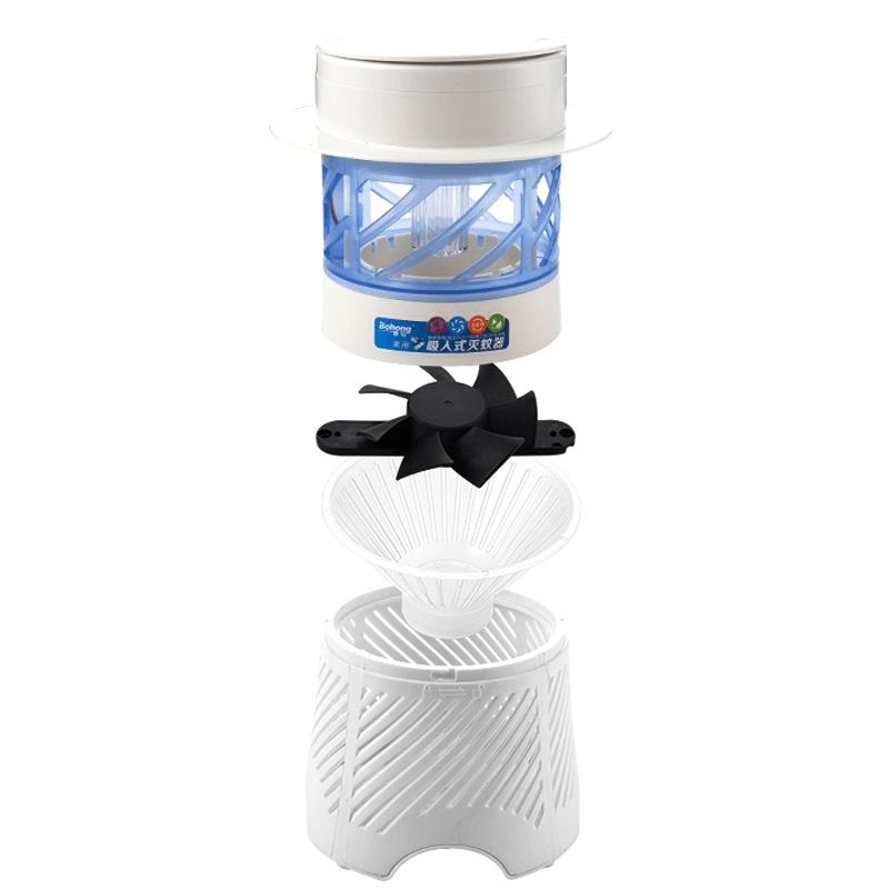 3W Electronic Mosquito Killer Lamp USB Insect Killer Lamp Bulb Pest Trap Light for Camping