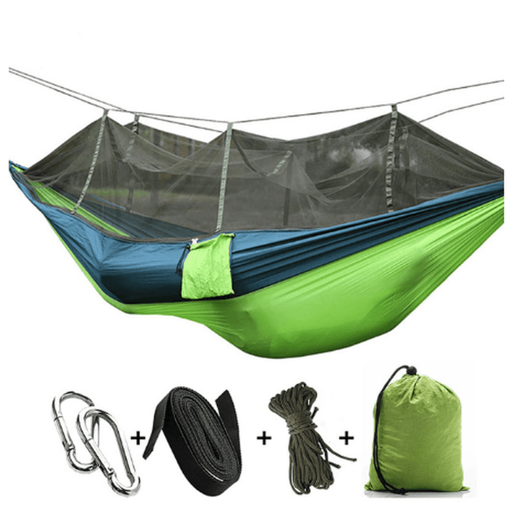 Ultralight Parachute Hammock Hunting Mosquito Net Double Person Sleeping Bed Garden Outdoor Camping Portable Hammock