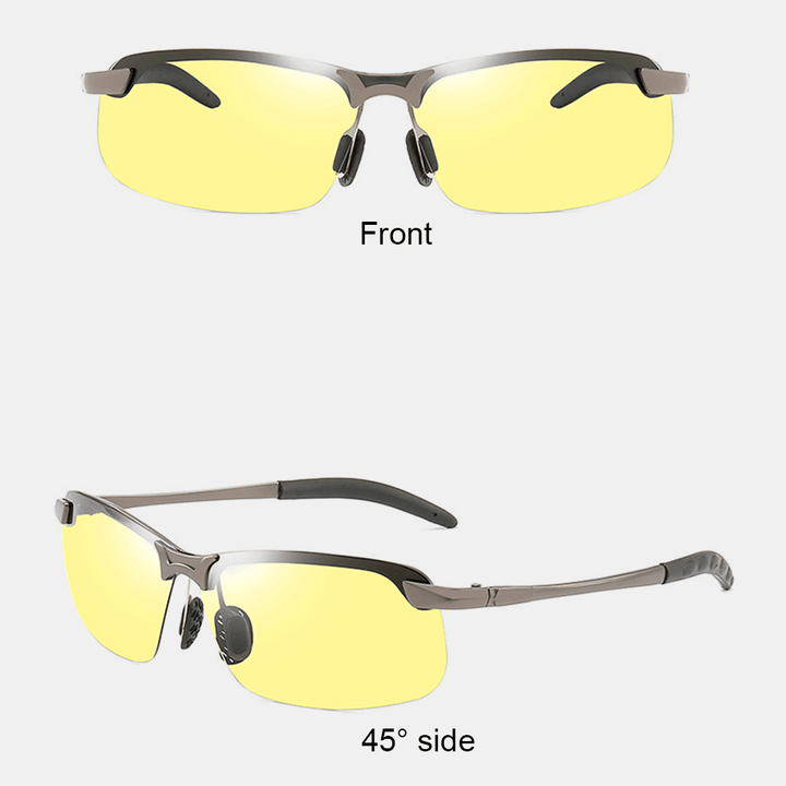 Sunglasses Day and Night Dual Use Color-Changing Glasses Night Vision Driving Fishing Glasses