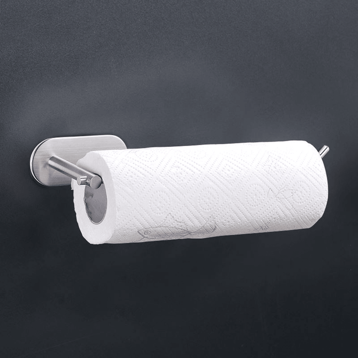 304 Stainless Steel Kitchen Bathroom Tissue Holder Roll Towel Tissue Storage Rack