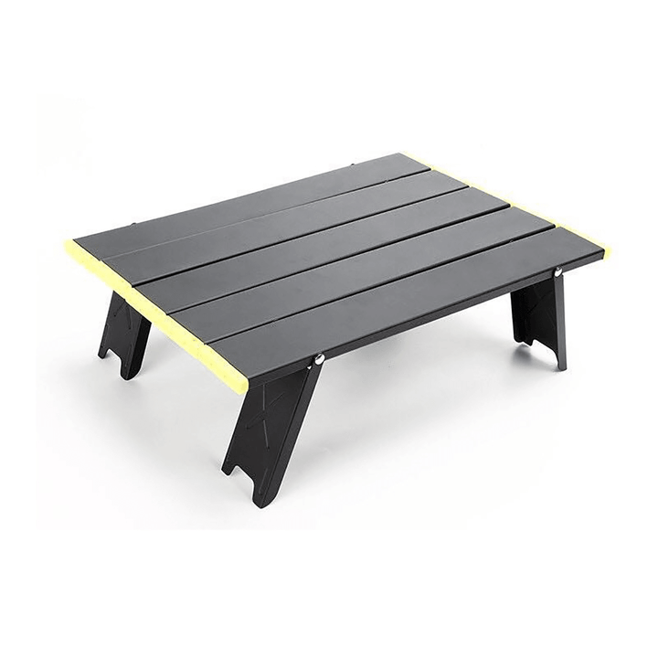 Ultralight Mini Outdoor Table Aluminum Alloy Folding Portable Picnic Desk for Wild Camping