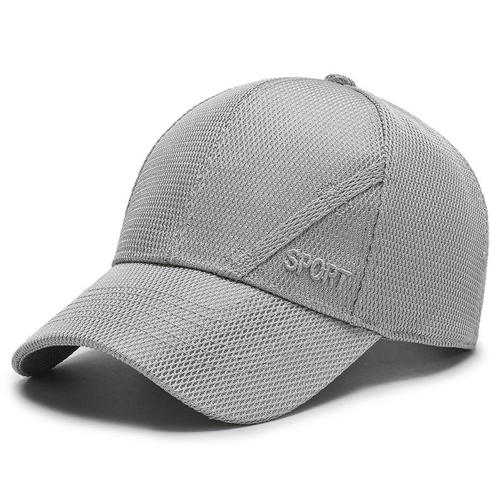 Hat Men'S Baseball Cap Women'S Mesh Sports Running Breathable