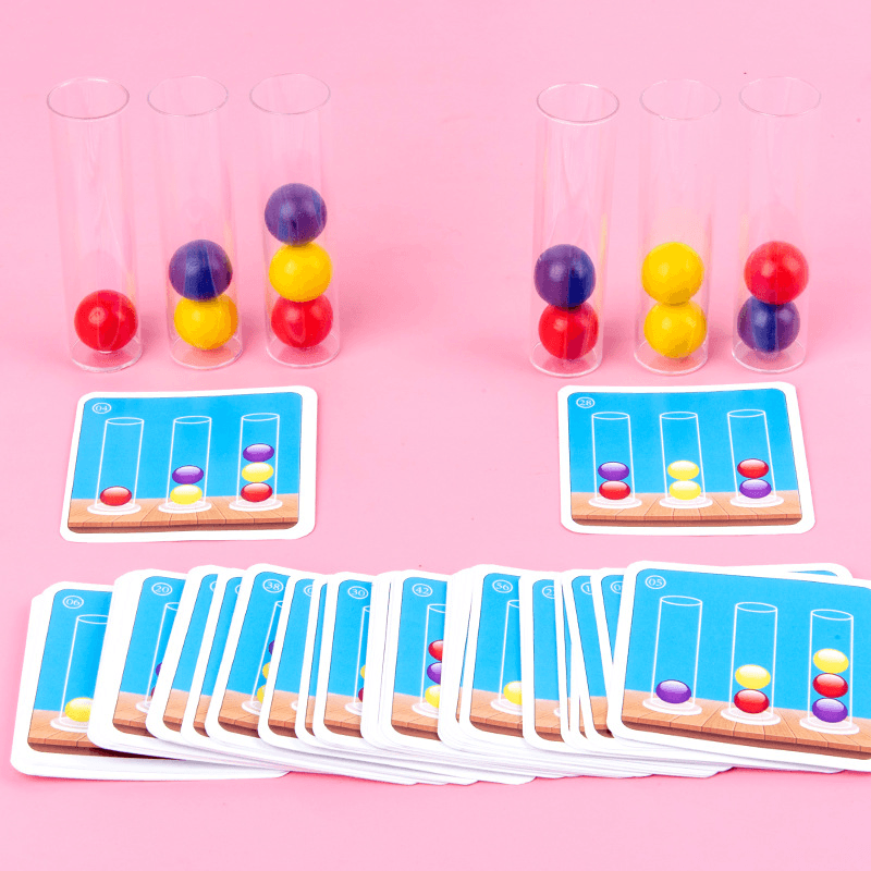 Children'S Test Tube Clip Beads Baby Early Education Puzzle Game