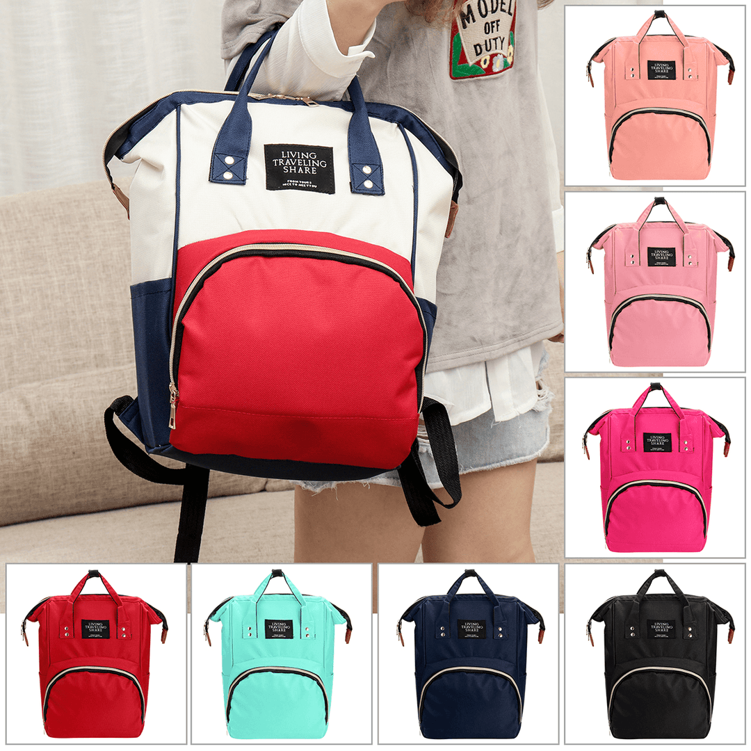 Large Multifunctional Baby Diaper Nappy Backpack Mummy Changing Bag Waterproof Bag