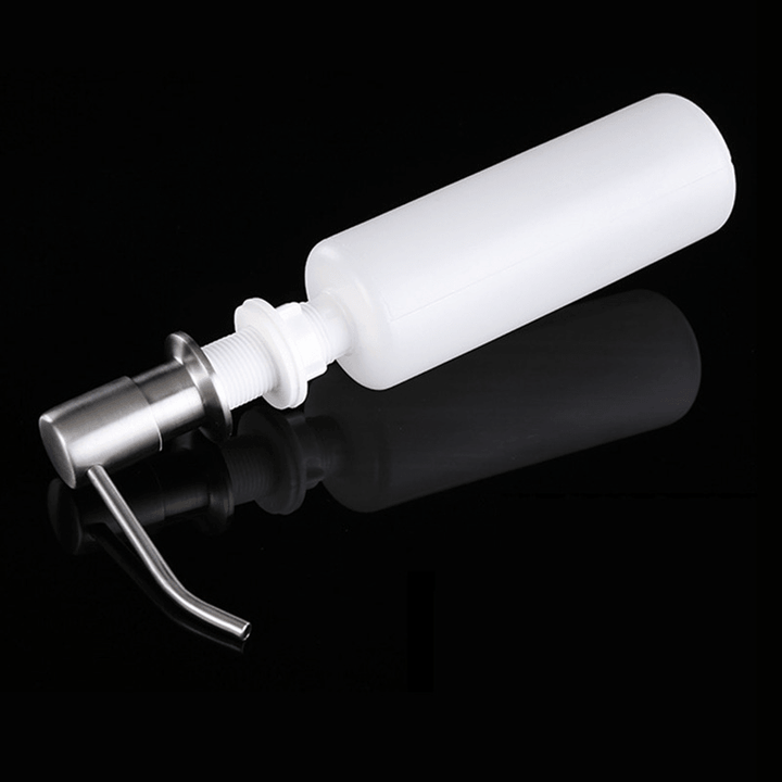 300Ml Stainless Steel Sink-Mounted Liquid Soap Dispenser Kitchen Bathroom Bottle