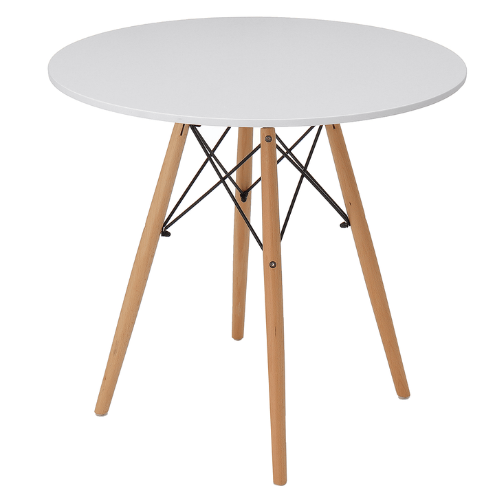 Eames round Table Modern Coffee Dining Desk Wood Leg Afternoon Tea Table Laptop Desk