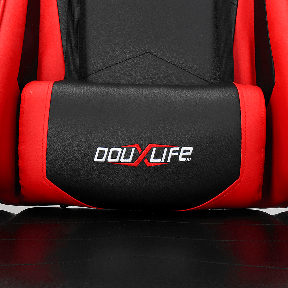 Douxlife¬Æ Racing GC-RC01 Gaming Chair Ergonomic Design 180¬∞Reclining with Thick Padded High Back Added Seat Cushion 2D Ajustable Armrest for Home Office