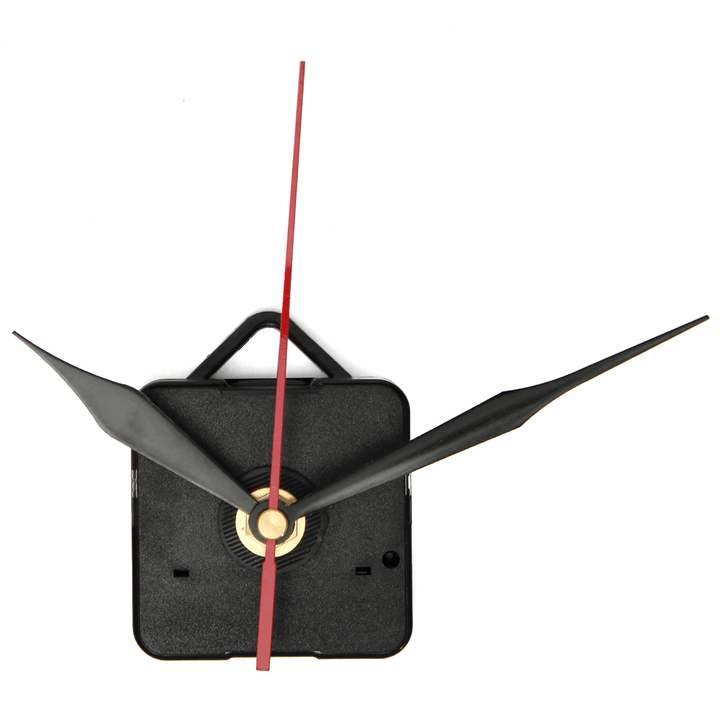 DIY Wall Quartz Clock Movement Black and Red Hands Mechanism Repair Tool Parts