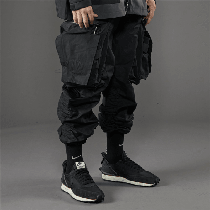 Casual Pants Men'S Fall Winter Functional Wind Loose Overalls