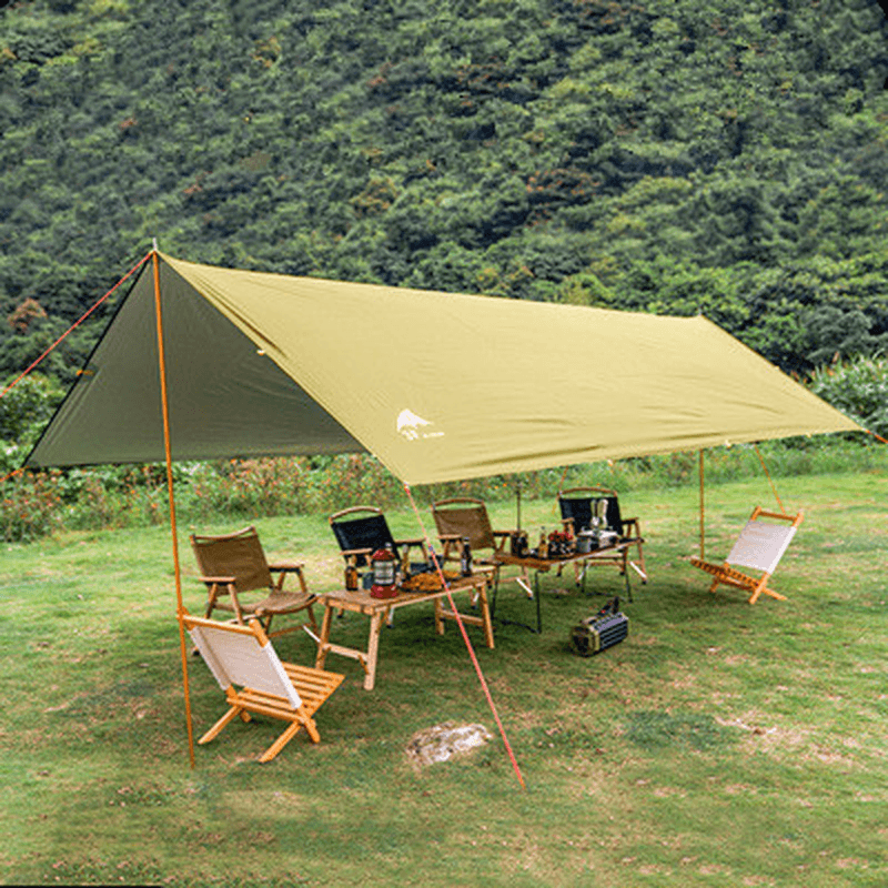 3F 210T Outdoor Garden Sunshade Canopy without Aluminum Rod