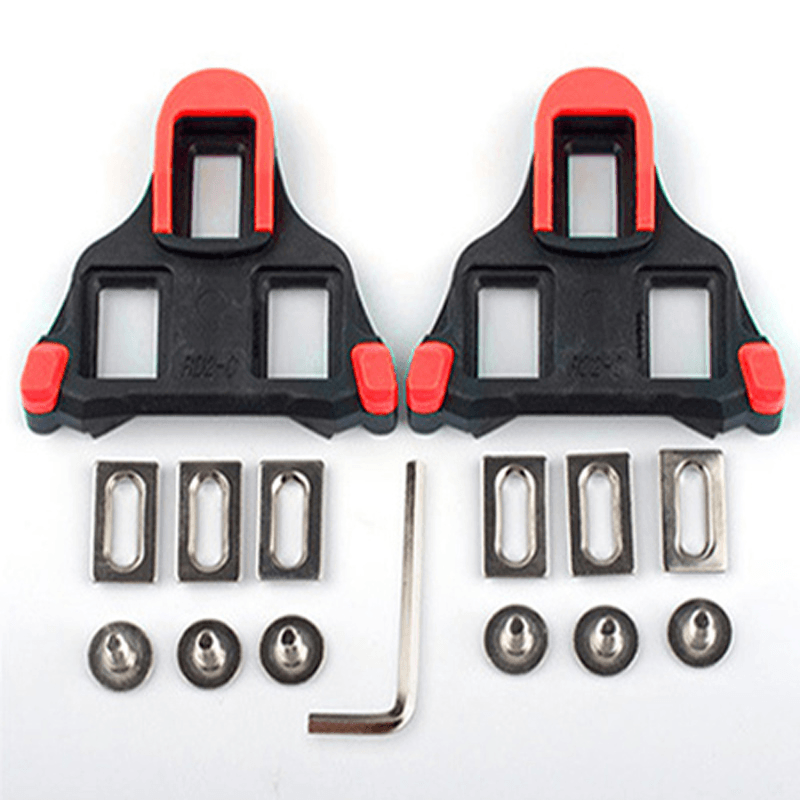 PROMEND PS-M01 6 Degrees Lock Plate Bicycle Pedals Self-Locking Cleats Road Bike Shoes Cleats - MRSLM