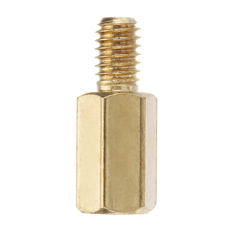 Suleve‚Ñ¢ M4BH1 100Pcs M4 Male-Female Brass Hex Standoffs Support Spacer Pillar Screw for PCB Board