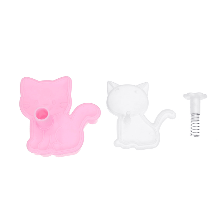 3Pcs/Set Cat Cookie Biscuit Plunger Cutter Fondant Cake Mold Baking Mould Kitchen Tools