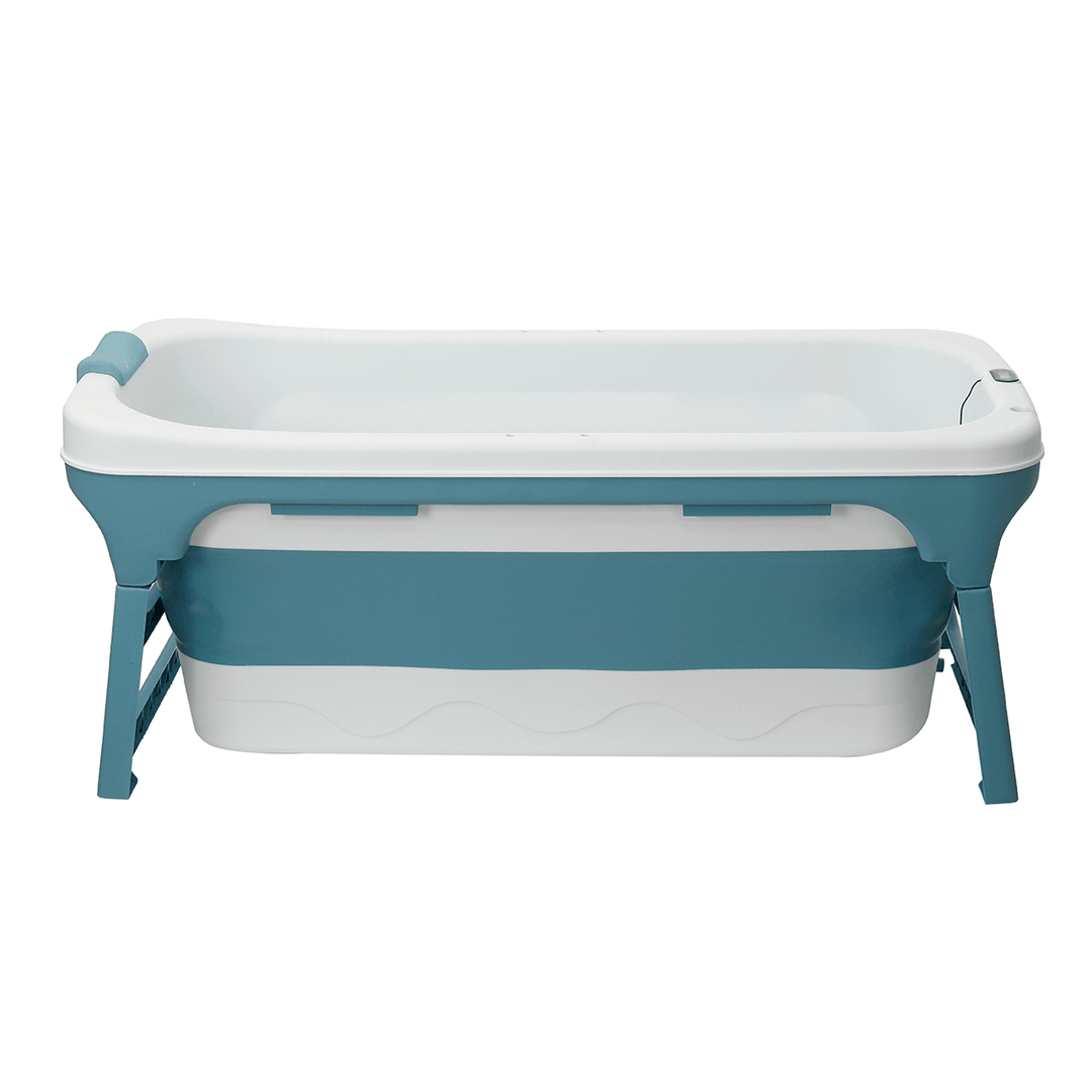 55X23.6X22.6 Inch Folding Bathtub Portable Bathroom Capacity Soaking Tub Temperature Sensing SPA Massage Baby Adult