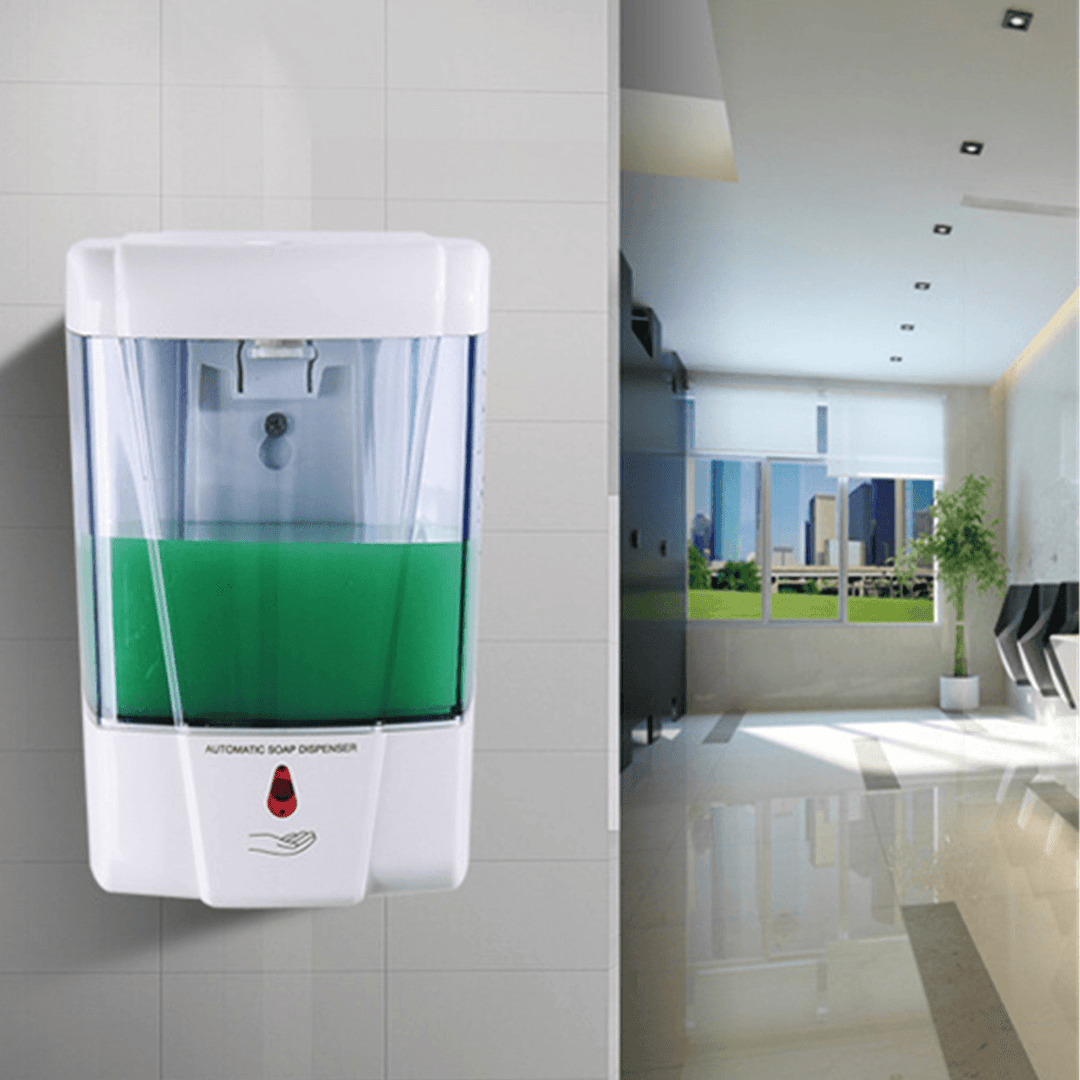 700Ml Automatic Sensor Soap Liquid Dispenser Touchless Wall Mounted Hotel Bathroom Accessory