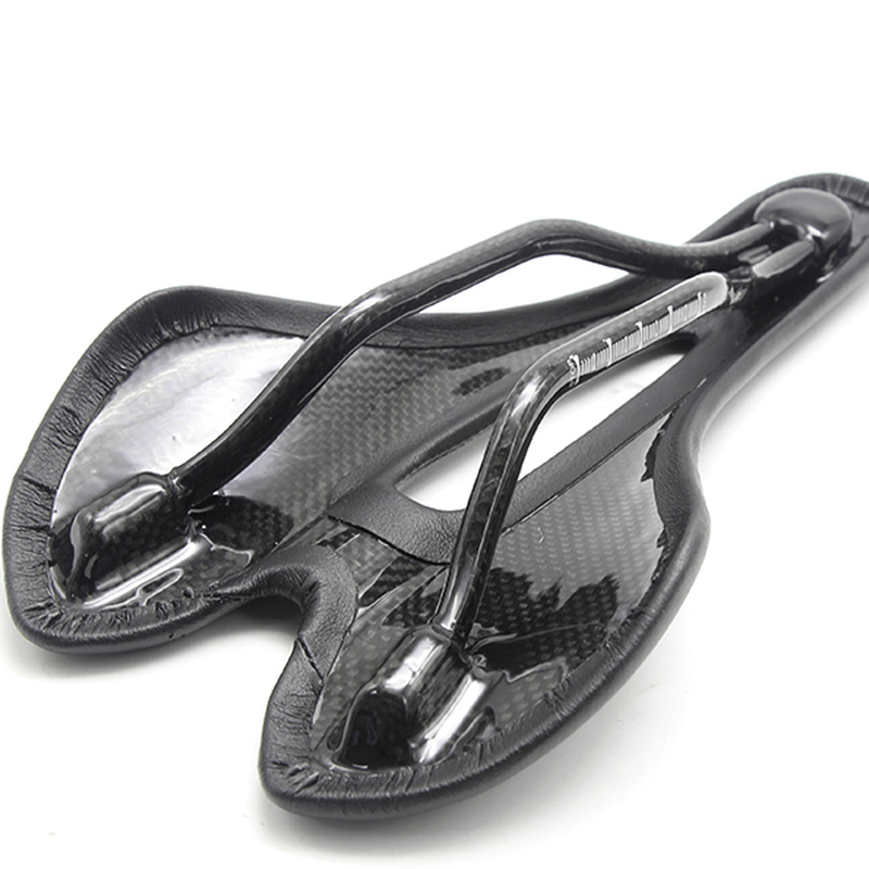 GUB 1158 T700 3K Full Carbon Fiber Saddle Ultralight Breathable PU Leather Seat Mountain Bicycle Parts Hollow155G