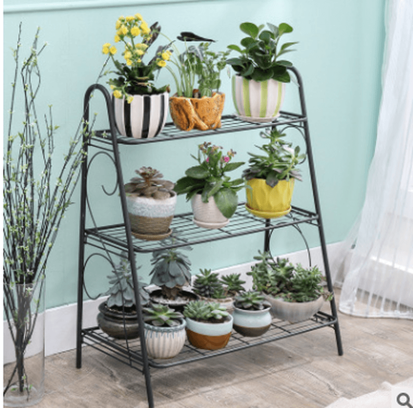 Three Layers of Ironwork Shoe Rack Modern Simple Style Shoe Cabinets