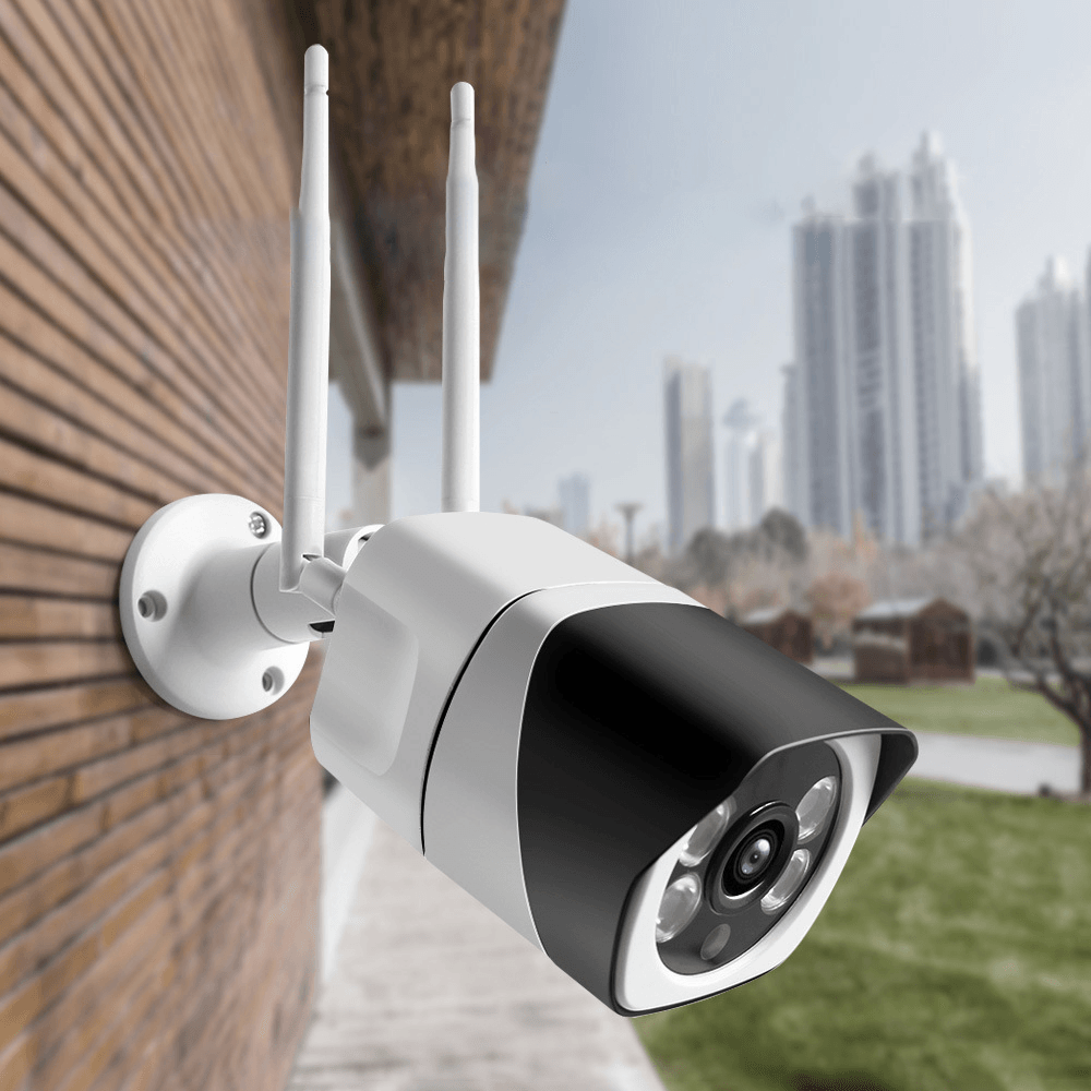 1080P HD Wireless Security Camera Outdoor Camera Dual Antenna Design IP66 Waterproof WIFI Home Camera with Two-Way Audio Motion Detecting IP Camera