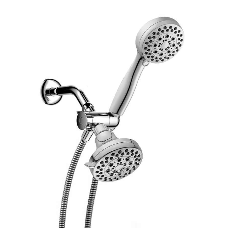 KC-SH03 Full-Chrome 5+5 Outlet Mode Luxury 2 in 1 Shower-Head & Handheld-Shower Head