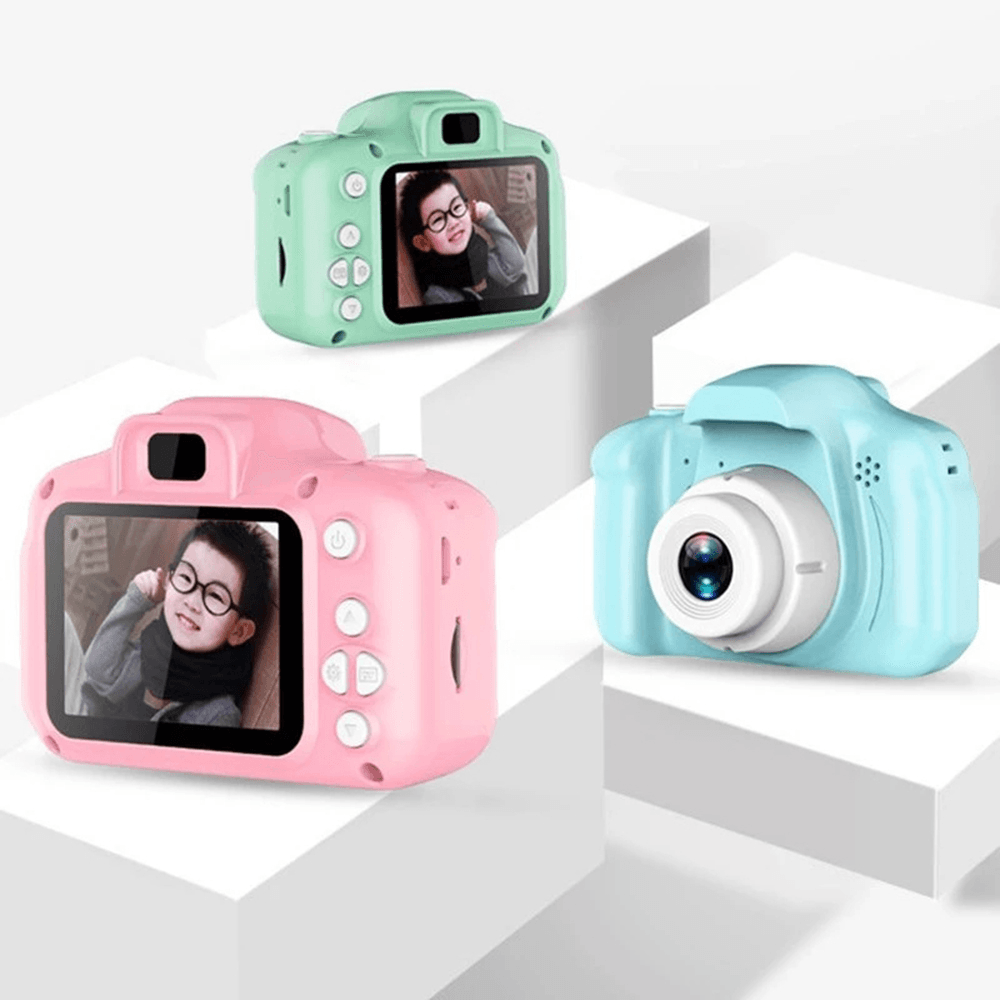 Kids Camera 1080P HD Video Intelligent Shooting Children'S Digital Camera with 2 Inch Display Screen for Kid Toy Gift