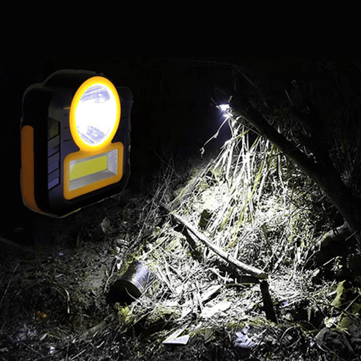 XANES¬Æ LED COB Solar Lamp Camping Light USB Portable Work Light Flashlight Lantern Emergency Outdoor Tent Light