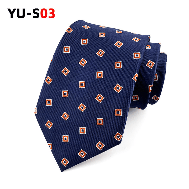 New Retro Style Gentleman Men'S Flower Suit Tie