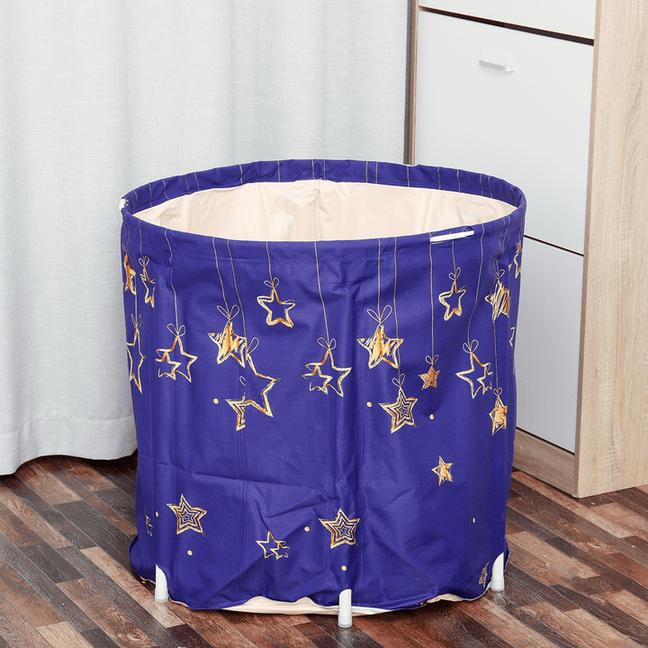 70X70Cm Starry Sky Bathtub Water Tub Folding Indoor Outdoor Portable Spa Bath Bucket