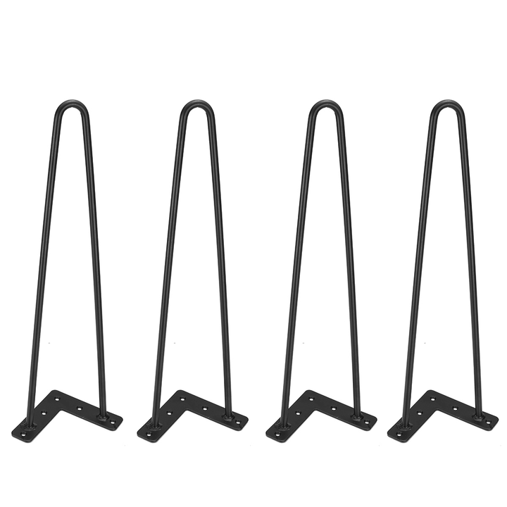 4Pcs Hairpin Legs Set Simple Metal Desk Chair DIY Leg Accessories Set for Home Office Decoration - MRSLM