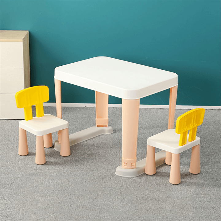 Children Desk and Chair Set Multifunctional Student Adjustable Study Table Kids Writing Desk Combination Stationery Supplies